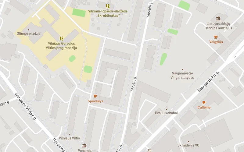 Žemėlapis – Skroblų g. 19, Vilnius