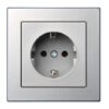 epsilon_papildom_1314863709.lt_.jpg Kištukinis lizdas su įžeminimu, "Profi" SCHUKO®, be rėmelio – Metalik