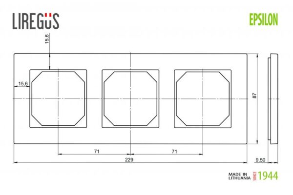 epsilonlineframe_1559218217.lt_.jpg Rėmelis 3 vietų "Classic 288"