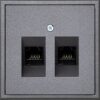 ikl00201mbm_1746682193.lt_.jpg Kompiuterio lizdas, 2xRJ45 CAT6A UTP, be rėmelio – Juoda