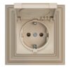 ikl1620801r_onc_1620029150.lt_.jpg Kištukinis lizdas su įžeminimu hermetinis, "Profi" SCHUKO®, be rėmelio – Kreminė matinė