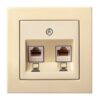 ikl_10002_e_scop_1305270075.en_.jpg Kompiuterio lizdas, 2xRJ45 CAT6A UTP, be rėmelio – Smėlio