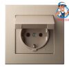 ikl_1620801_e_ch_1682076620.lt_.jpg Kištukinis lizdas su įžeminimu hermetinis, "Profi" SCHUKO®, be rėmelio – Šampano