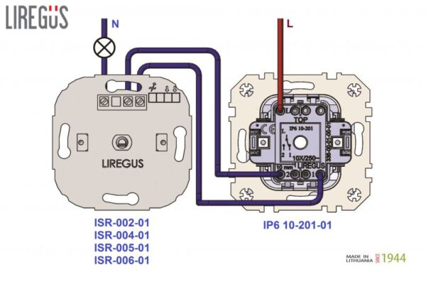LED šviesos stiprumo reguliatorius "Lead/Trail.edge" 5-200W, be rėmelio