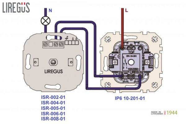 LED šviesos stiprumo reguliatorius 3-100W "Lead.edge", be rėmelio