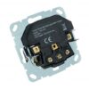 Kištukinis lizdas su įžeminimu + 3.4A max.USB A+C kroviklis, be rėmelio
