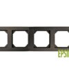 Rėmelis 4 vietų "SlimLine 1245" – Juoda