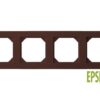 Rėmelis 4 vietų "SlimLine 1245" – Ruda