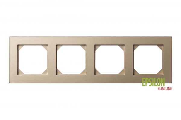 Rėmelis 4 vietų "SlimLine 1245" – Šampano