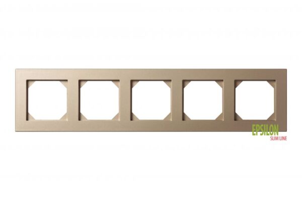 Rėmelis 5 vietų "SlimLine 1245" – Šampano