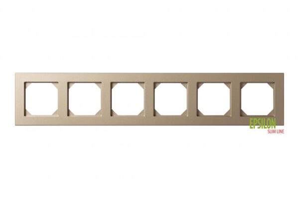 Rėmelis 6 vietų "SlimLine 1245" – Šampano