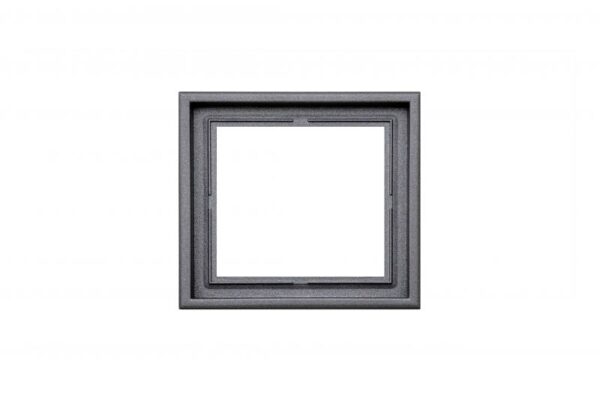 Remelis 1v.smelio sp. (82.2x82.2x11mm.horizont.ir vert.montavimui) – Juoda