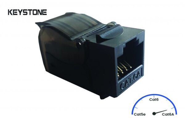 kl1j_1697107350.lt_.jpg Modulis komp.RJ45 CAT6A lizdas,juod."Keystone tipas" (komponentas montuoti apdailoje)