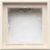 pmd001msm_1745822027.lt_.jpg Paviršinio montavimo dėžutė Cube 83x83x47mm.nejungiama, 581, su rėmeliu – Smėlio matinė